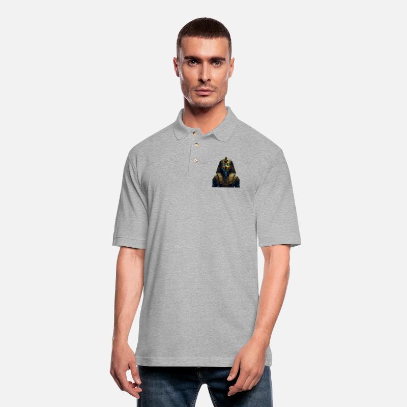 Cyber Pharaoh – Neon Tribal Godhead Art