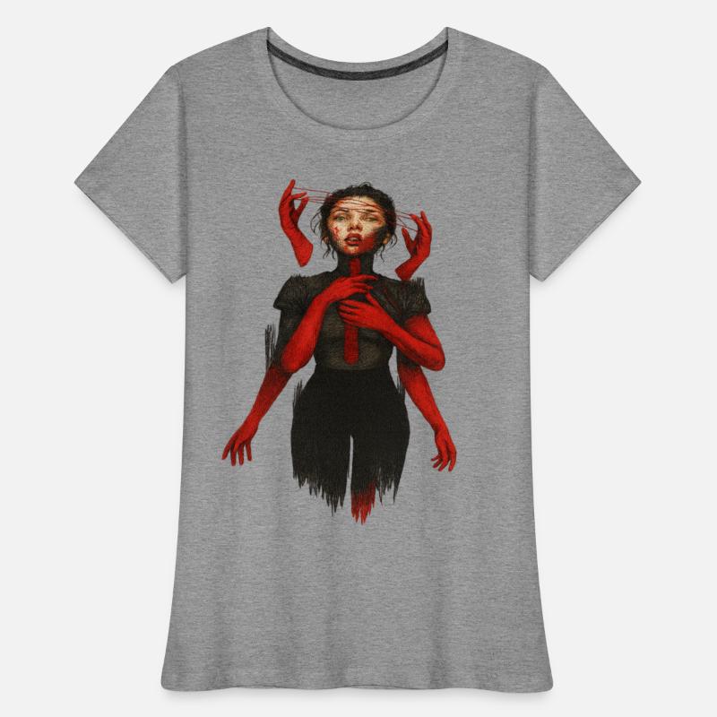 Dark Surreal Woman & Demons | Gothic Art Print