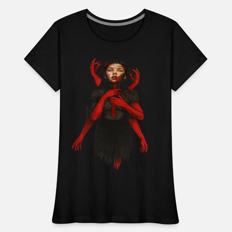 Dark Surreal Woman & Demons | Gothic Art Print