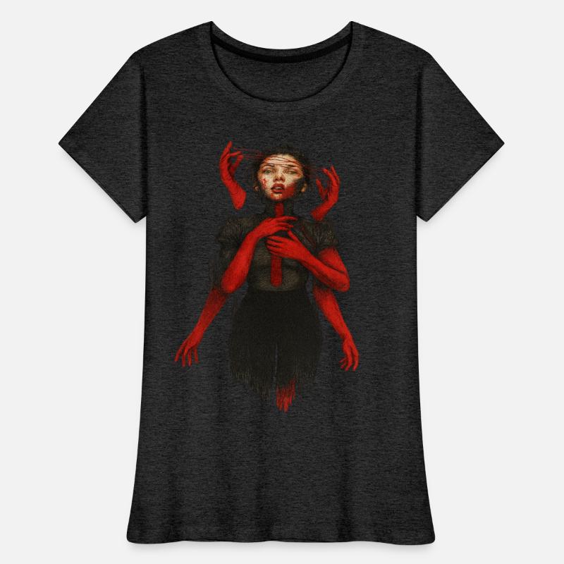 Dark Surreal Woman & Demons | Gothic Art Print