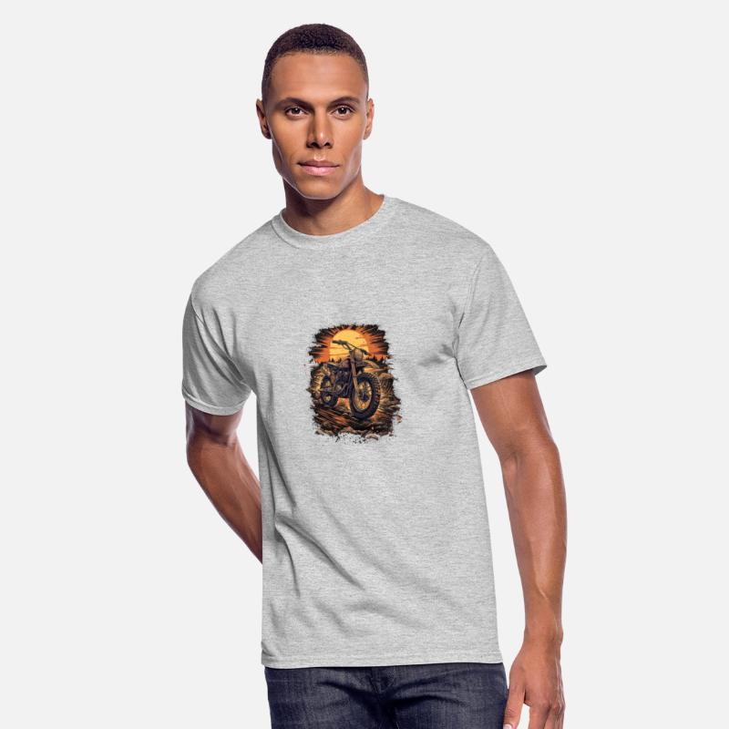 Dirt Bike Motorcycle Motorbike MX Biker Retro