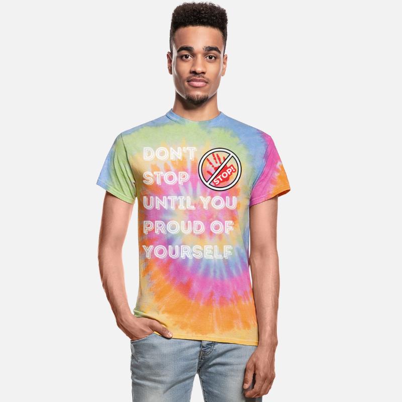 dont stop until you proud of yourself