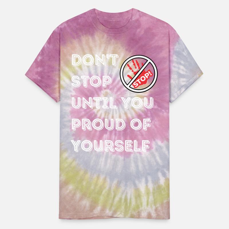 dont stop until you proud of yourself