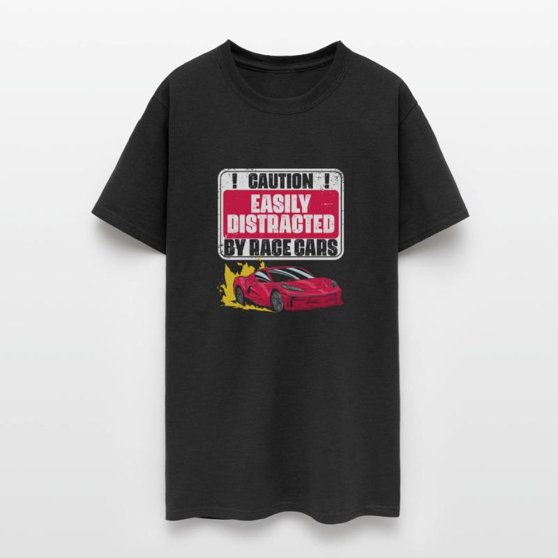 Easily Distracted By Cars Funny Auto Racing Humor