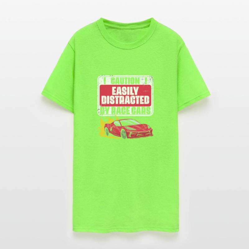 Easily Distracted By Cars Funny Auto Racing Humor