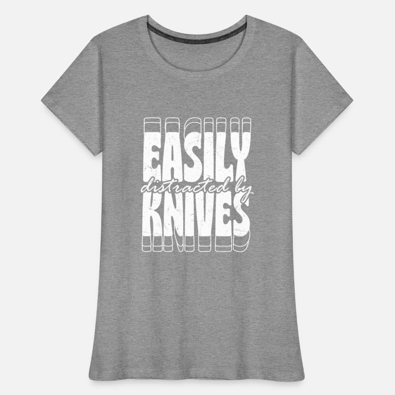 Easily Distracted By Knives Knife Collector Hobby