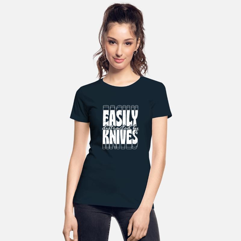 Easily Distracted By Knives Knife Collector Hobby