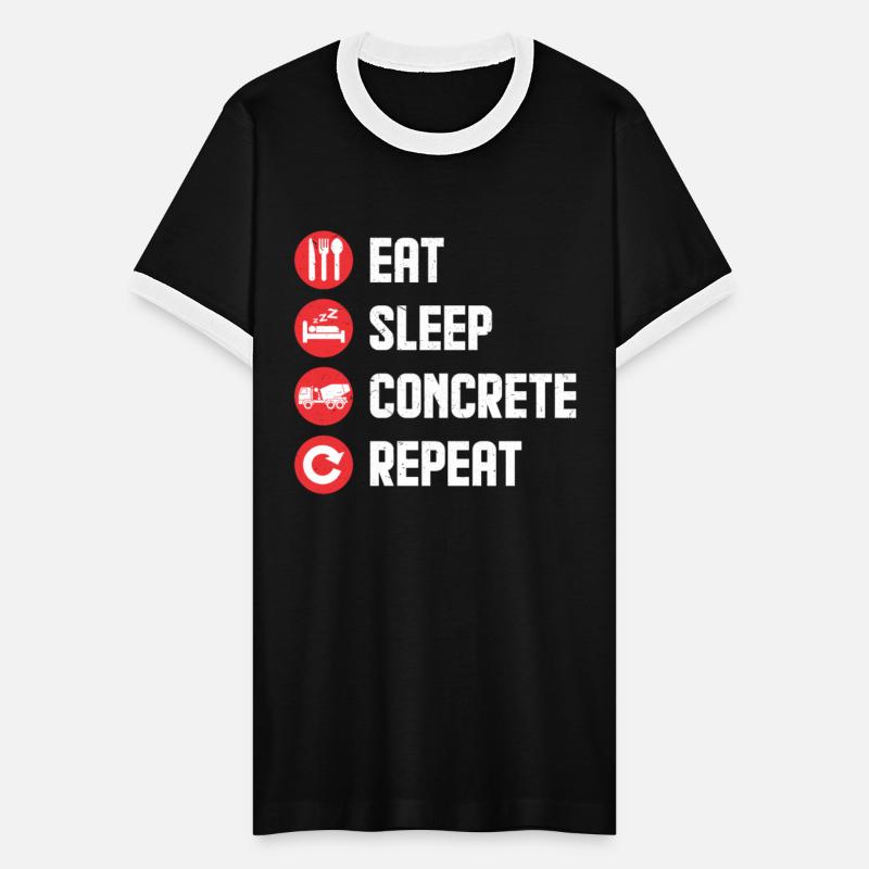 Eat Sleep Concrete Repeat Civil Engineer Gift