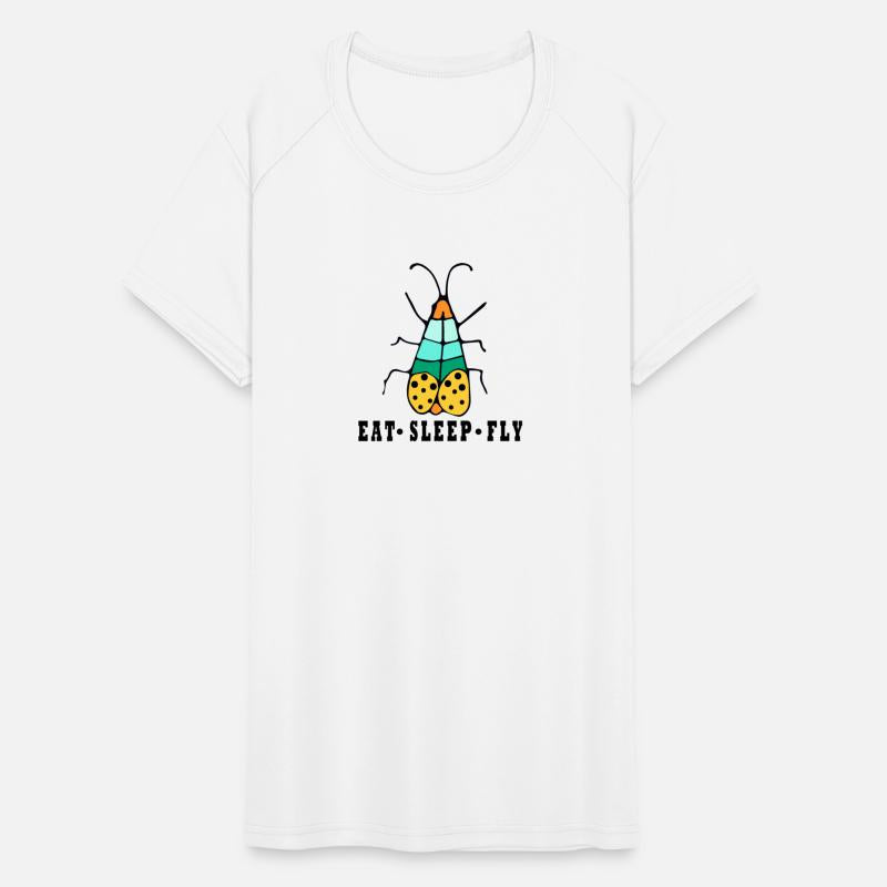 Eat sleep fly insects colorful design