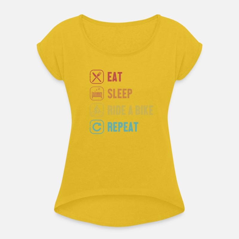 Eat Sleep Ride A Bike Repeat City Bike Cyclist