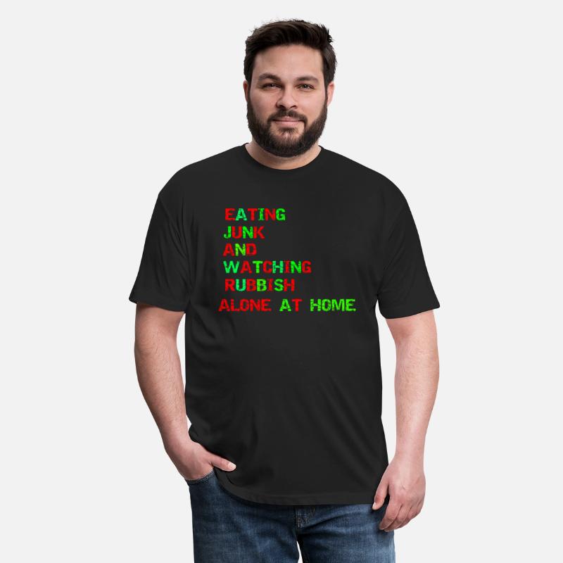 Eating junk and watching rubbish