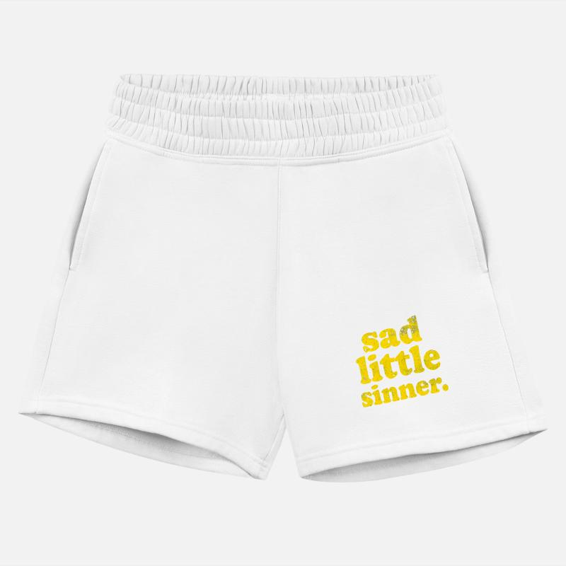 "Sad Little Sinner" – Vintage Grunge Text Art