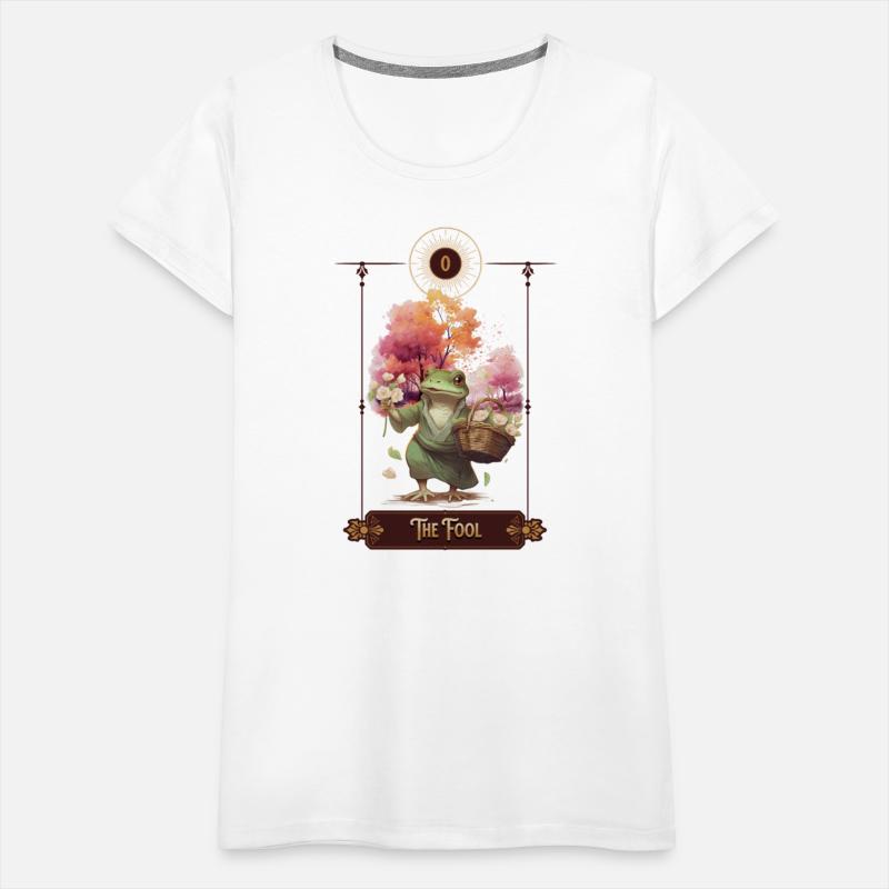 "The Fool" Frog Tarot Card