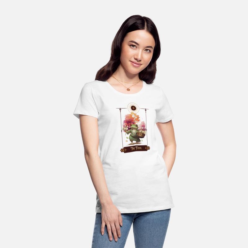 "The Fool" Frog Tarot Card