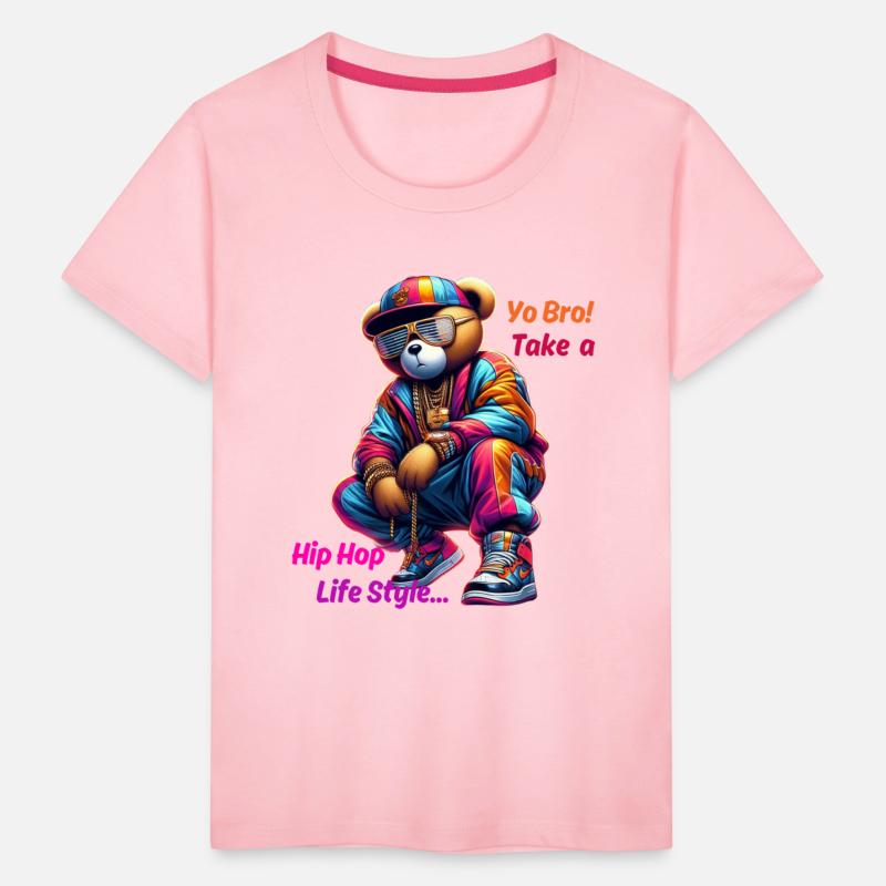"Yo Bro! Take a HipHop Life Style" Cute Rap Bear