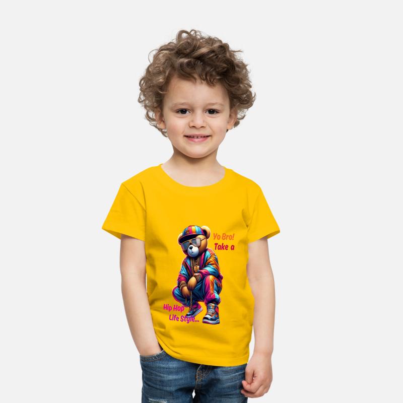 "Yo Bro! Take a HipHop Life Style" Cute Rap Bear