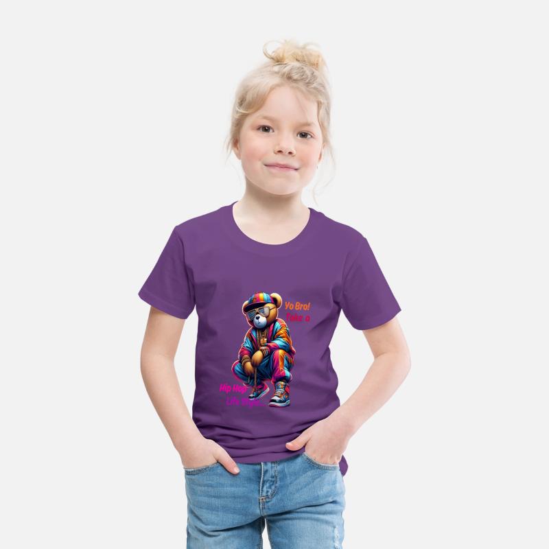 "Yo Bro! Take a HipHop Life Style" Cute Rap Bear